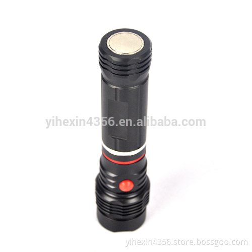 Multifunctional 2 In 1 Extended LED Flashlight Torch for Outdoor Camping